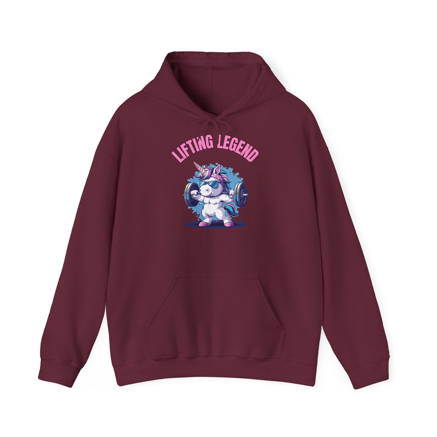 "Lifting Legend Unicorn" | Felpa con cappuccio Unisex