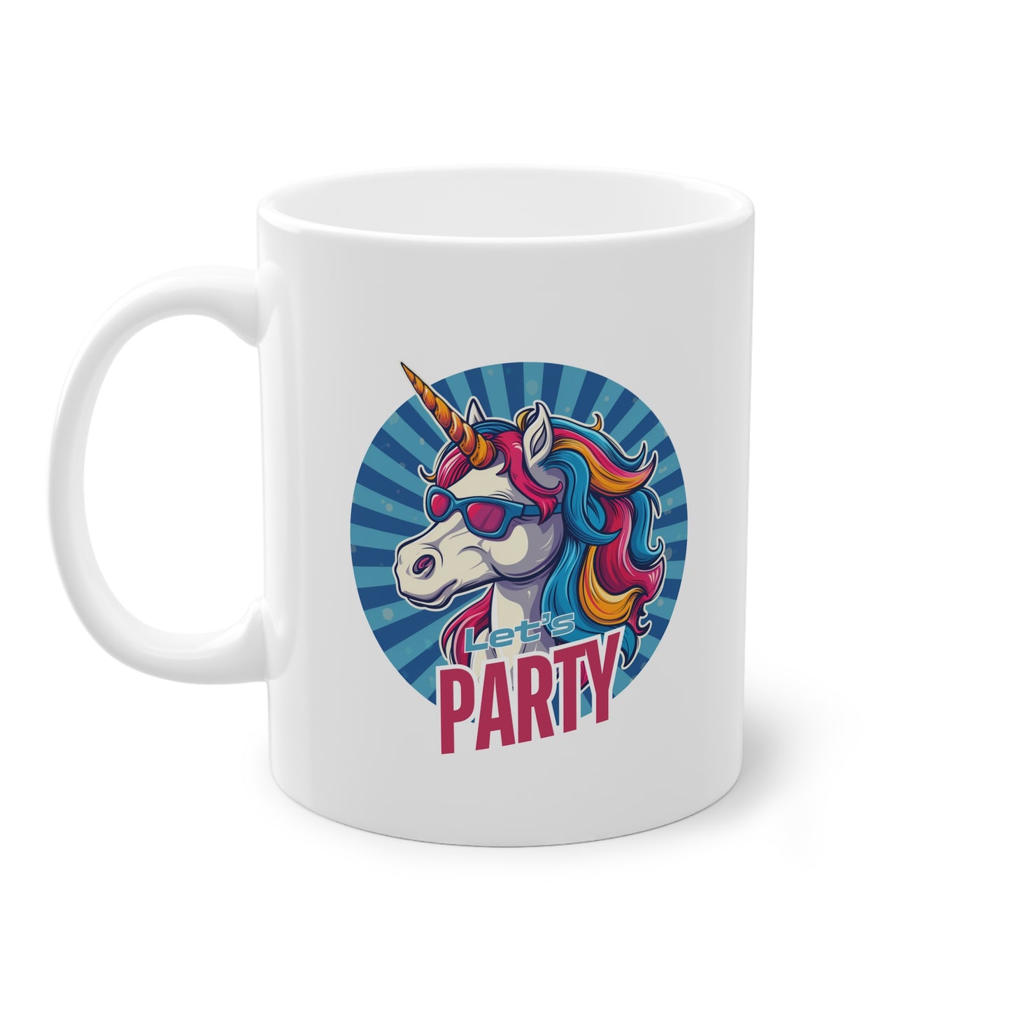 🇪🇺 "Let's Party" Unicorn | Coffee Cup