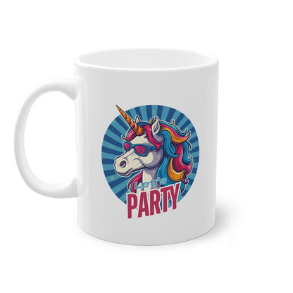 🇪🇺 "Let's Party" Unicorn | Coffee Cup
