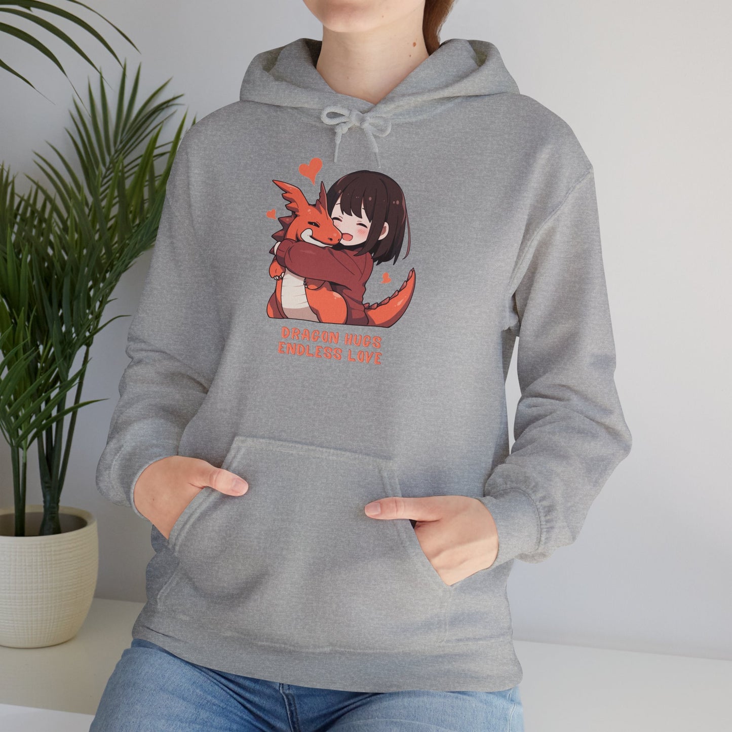 "Dragon Hugs" | Felpa con cappuccio Unisex