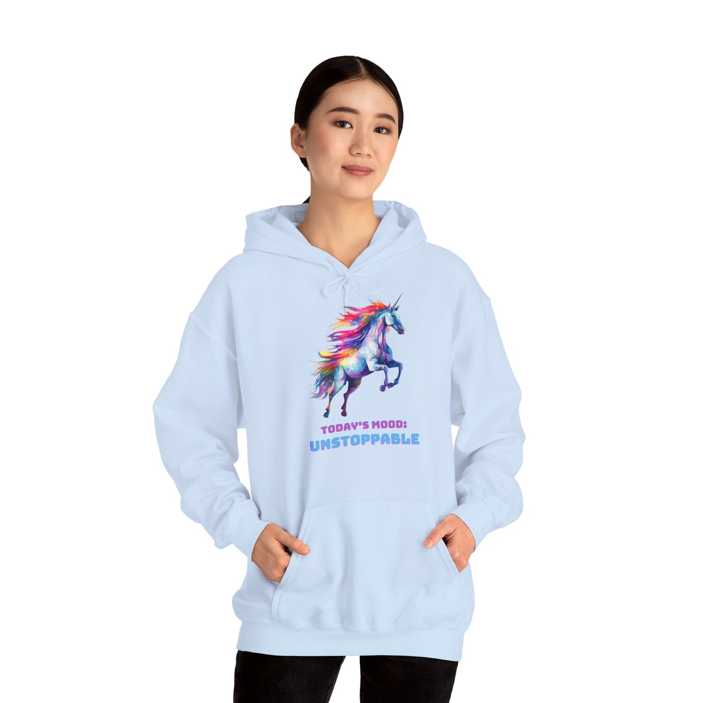 "UNSTOPPABLE" Unicorn | Sweat à capuche Unisexe
