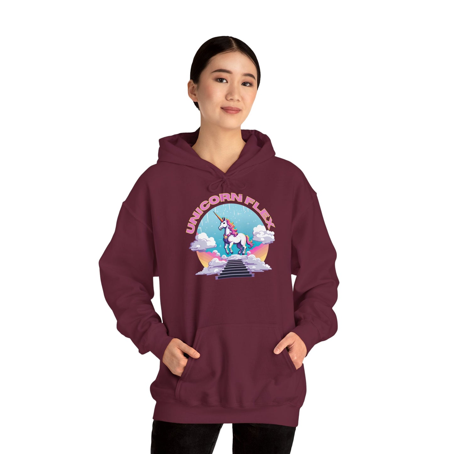 "UNICORN FLEX" | Sweat à capuche Unisexe