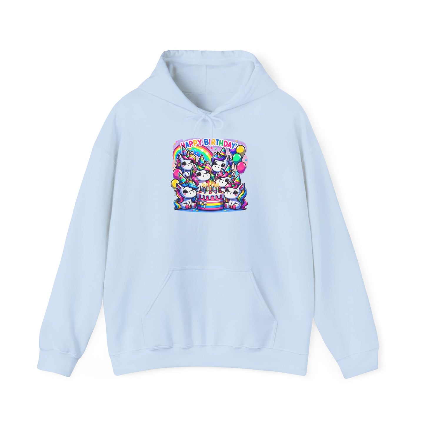 "Unicorn Birthday Party" | Sweat à capuche Unisexe