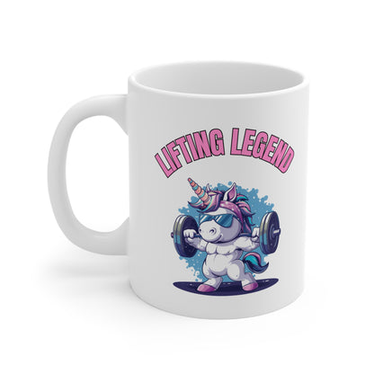 "Lifting Legend Unicorn" | Coffee Mug