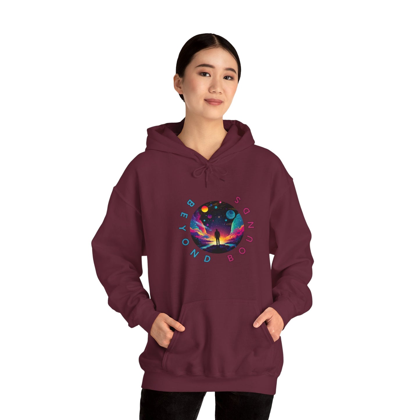 "BEYOND BOUNDS" | Galaxy Unisex Hoodie