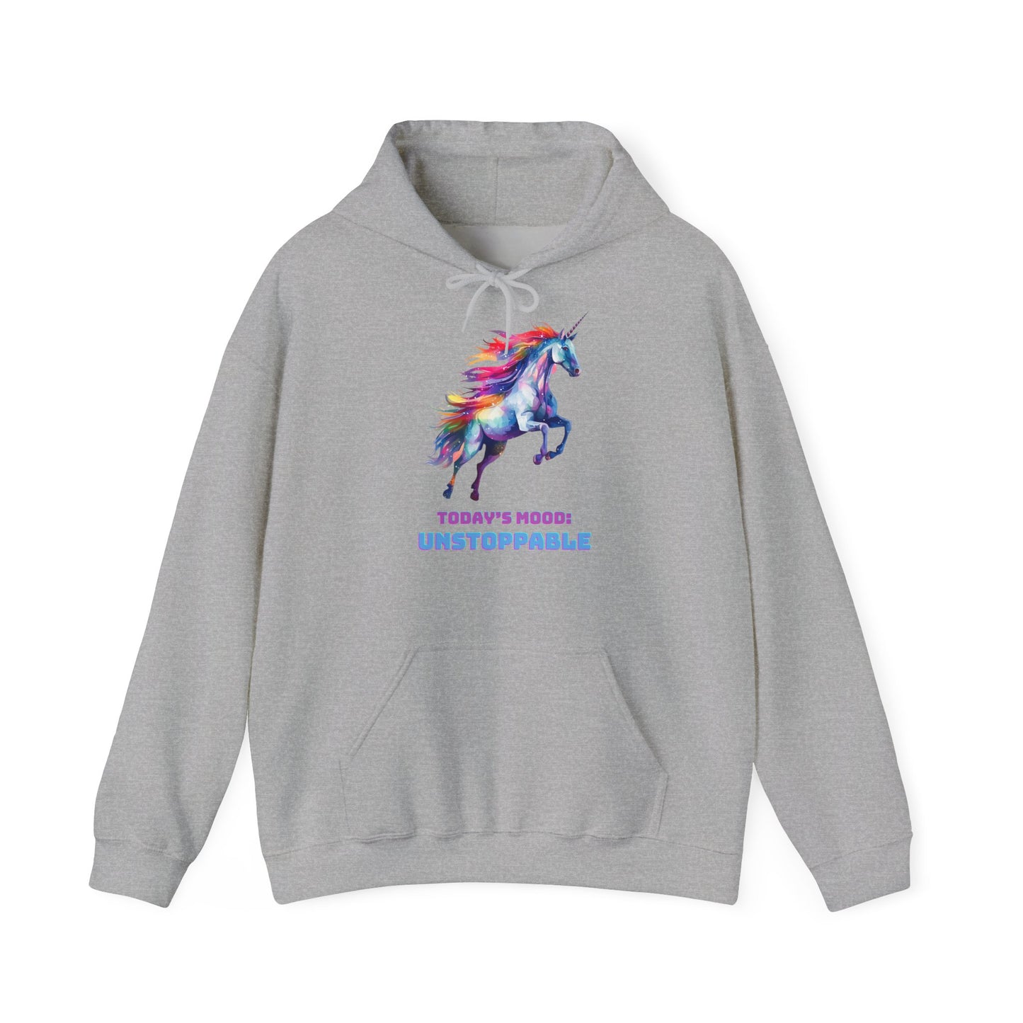 "UNSTOPPABLE" Unicorn | Sweat à capuche Unisexe