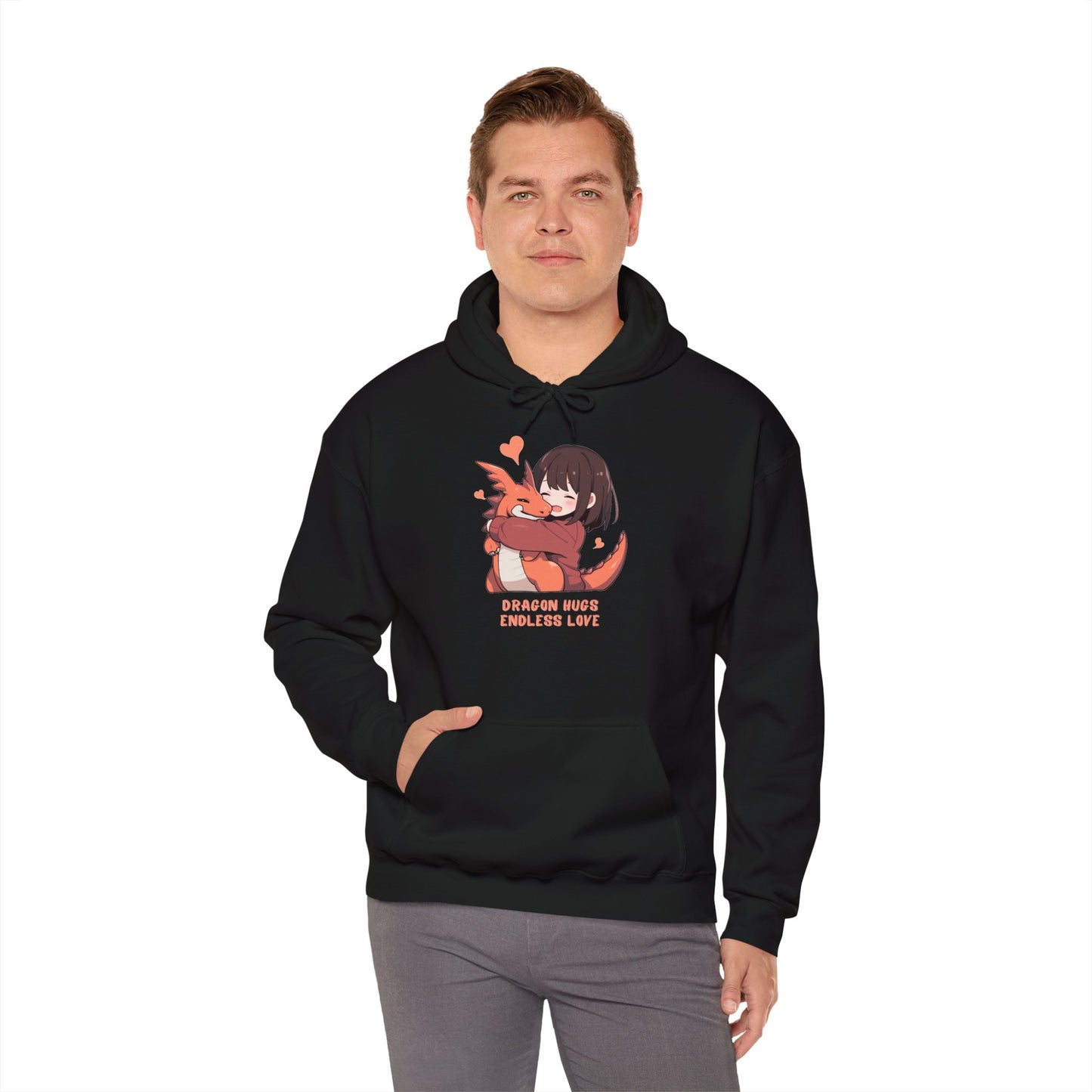 "Dragon Hugs" | Felpa con cappuccio Unisex