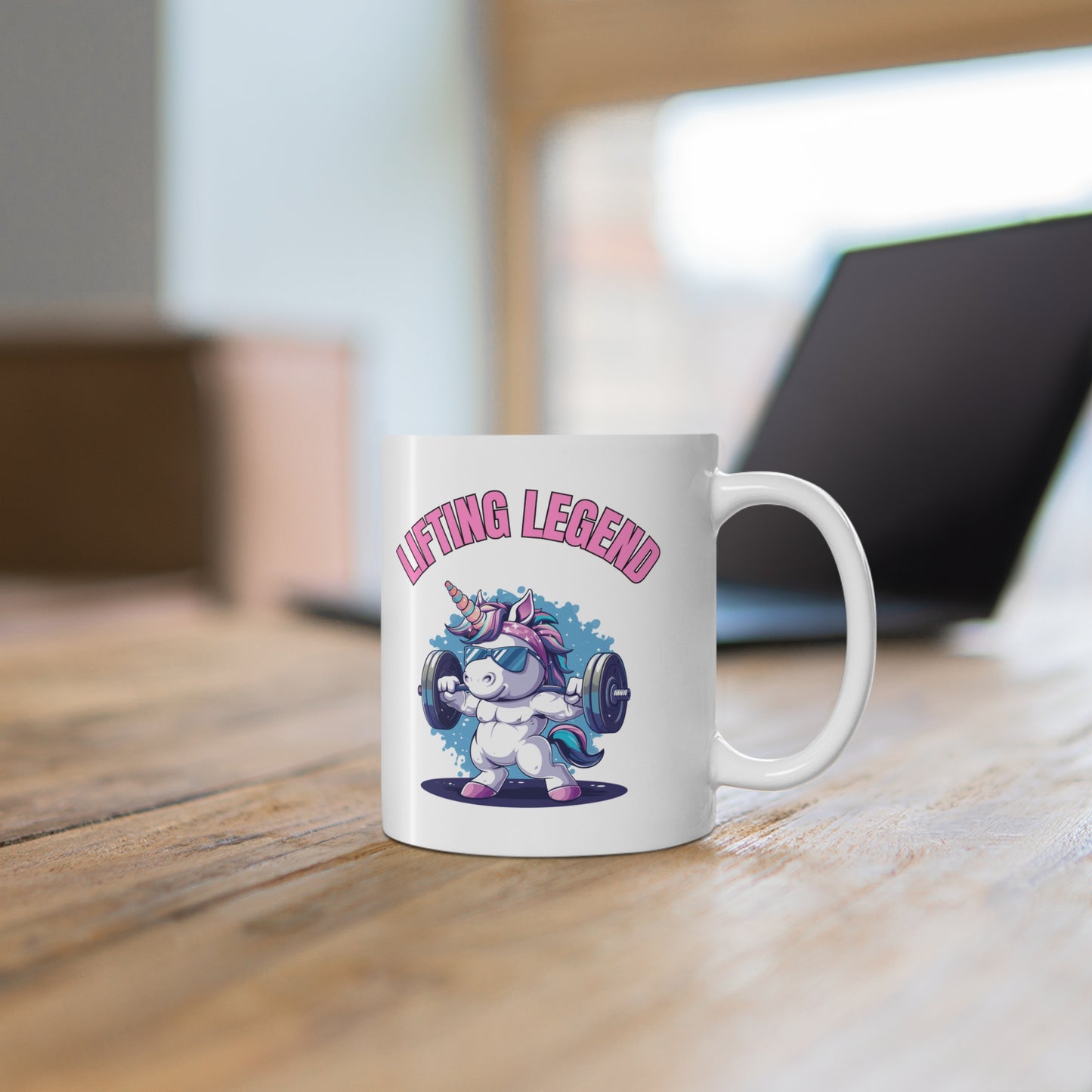 "Lifting Legend Unicorn" | Coffee Mug