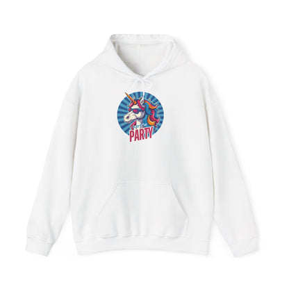 "Let's Party" Unicorn | Felpa con cappuccio Unisex