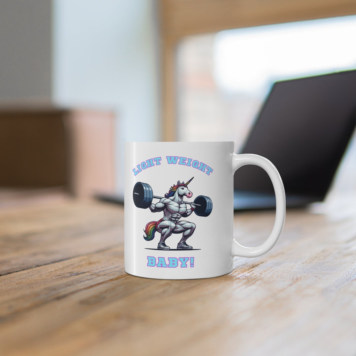 "LIGHT WEIGHT" Unicorn | Coffee Mug