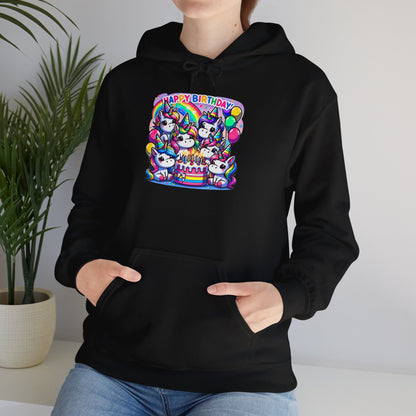 "Unicorn Birthday Party" | Sweat à capuche Unisexe