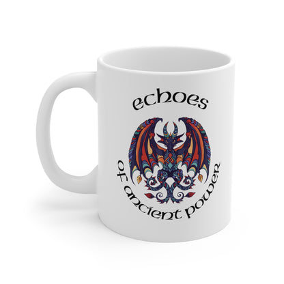 "Ancient Dragon Echoes" | Coffee Mug