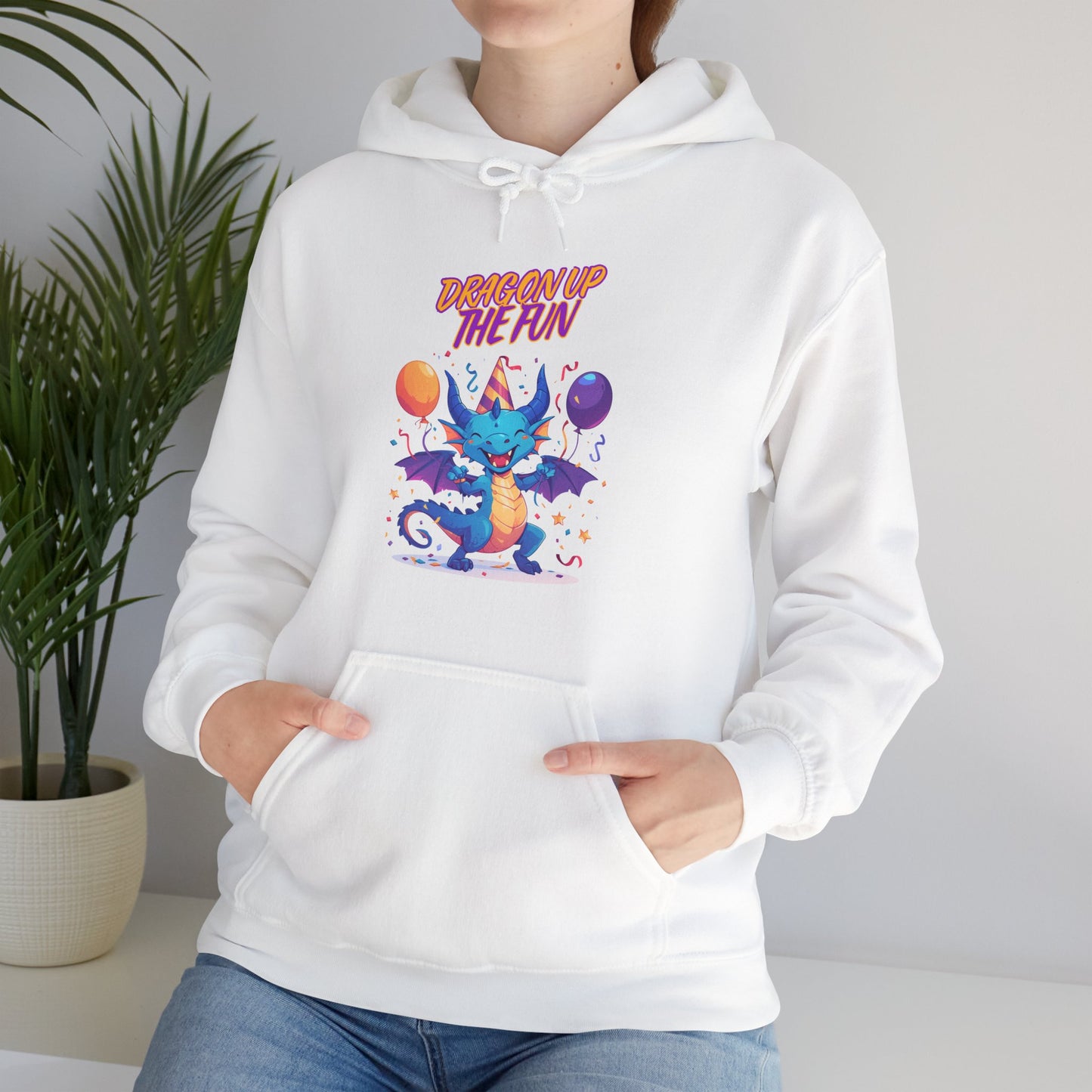 "Birthday Bash Dragon" | Unisex Hoodie