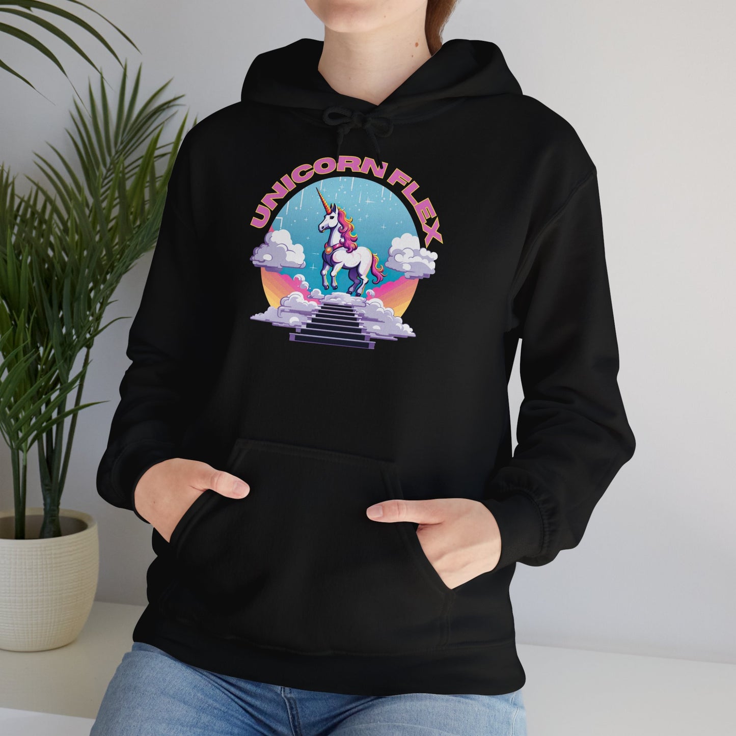 "UNICORN FLEX" | Sweat à capuche Unisexe