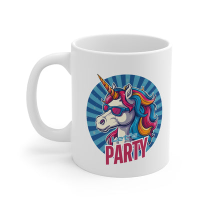 "Let's Party" Unicorn | Coffee Mug