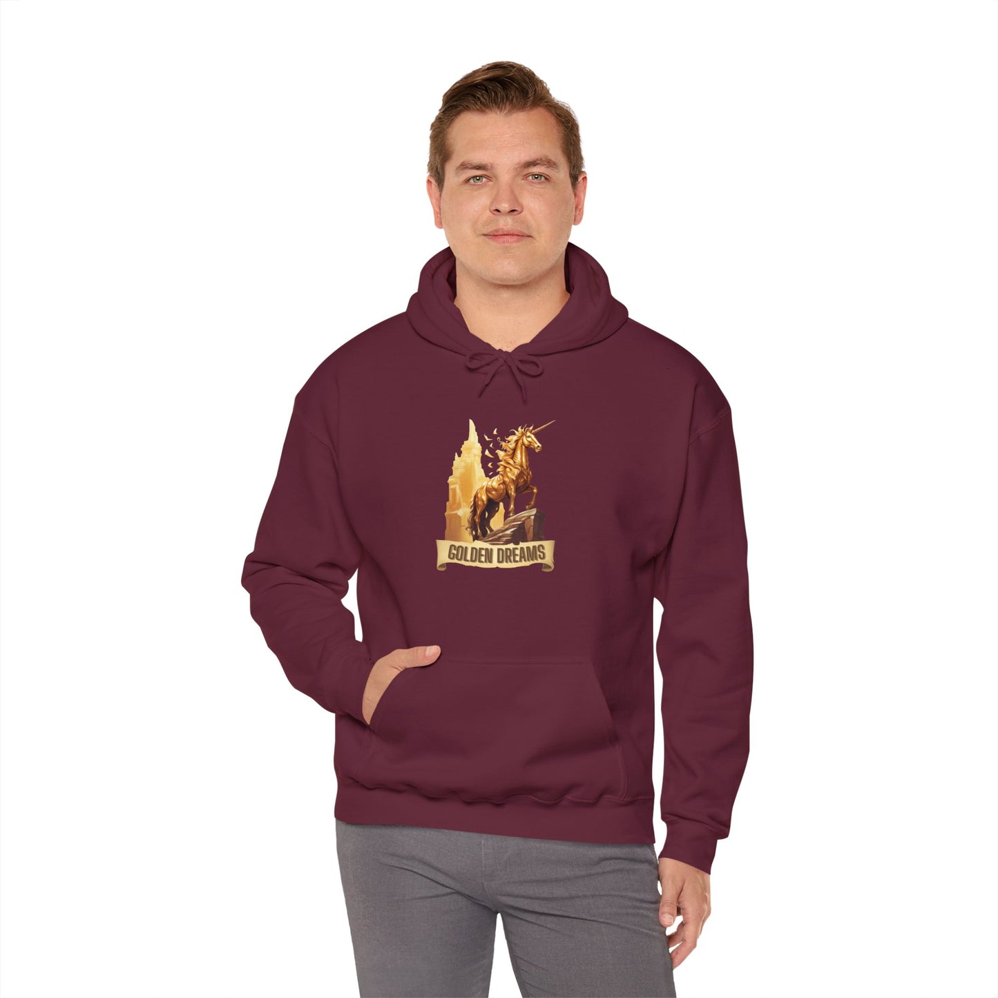 "Golden Dreams" Unicorn | Unisex Hoodie