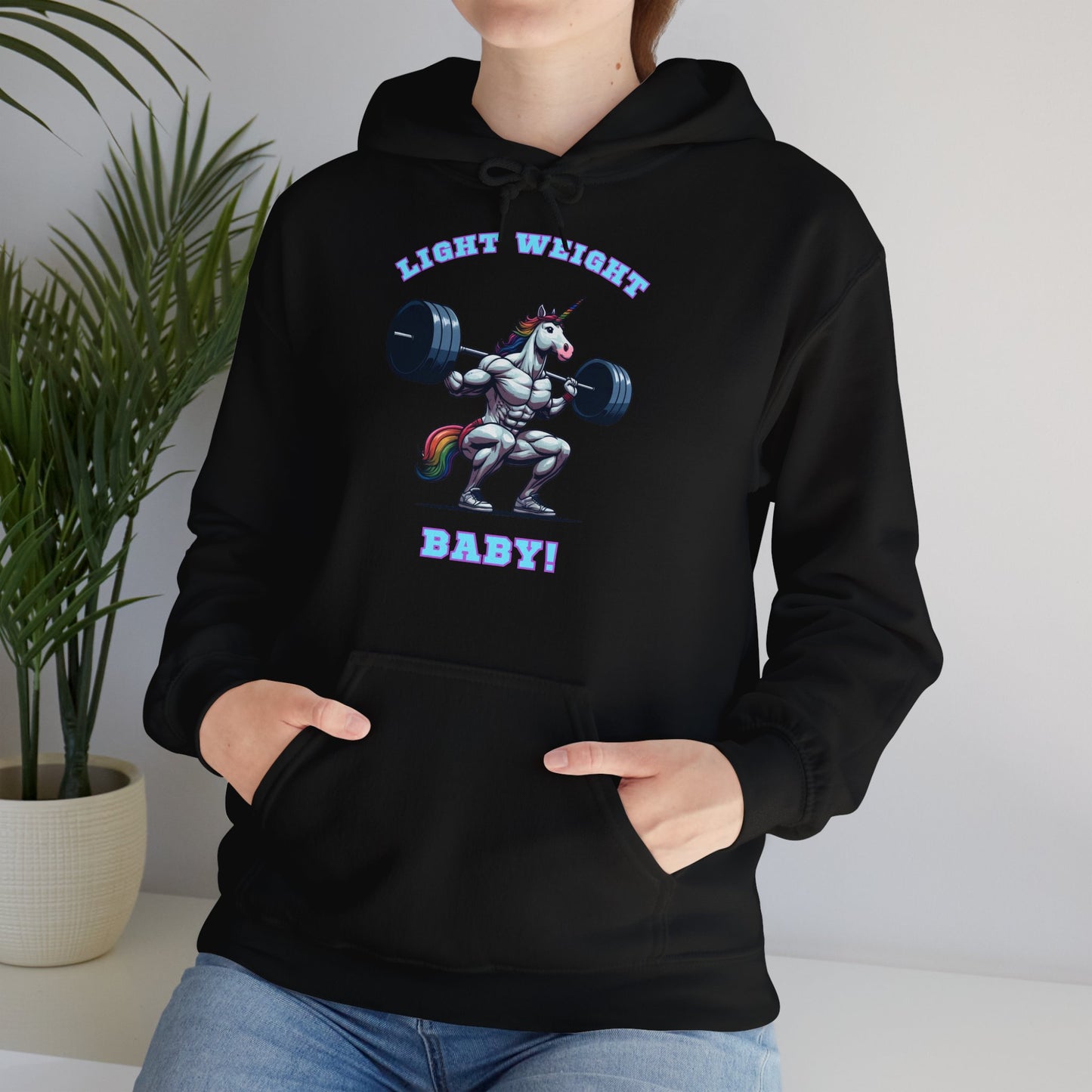 "LIGHT WEIGHT" Unicorn | Sweat à capuche Unisexe