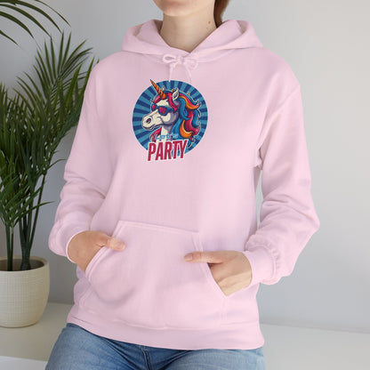 "Let's Party" Unicorn | Felpa con cappuccio Unisex