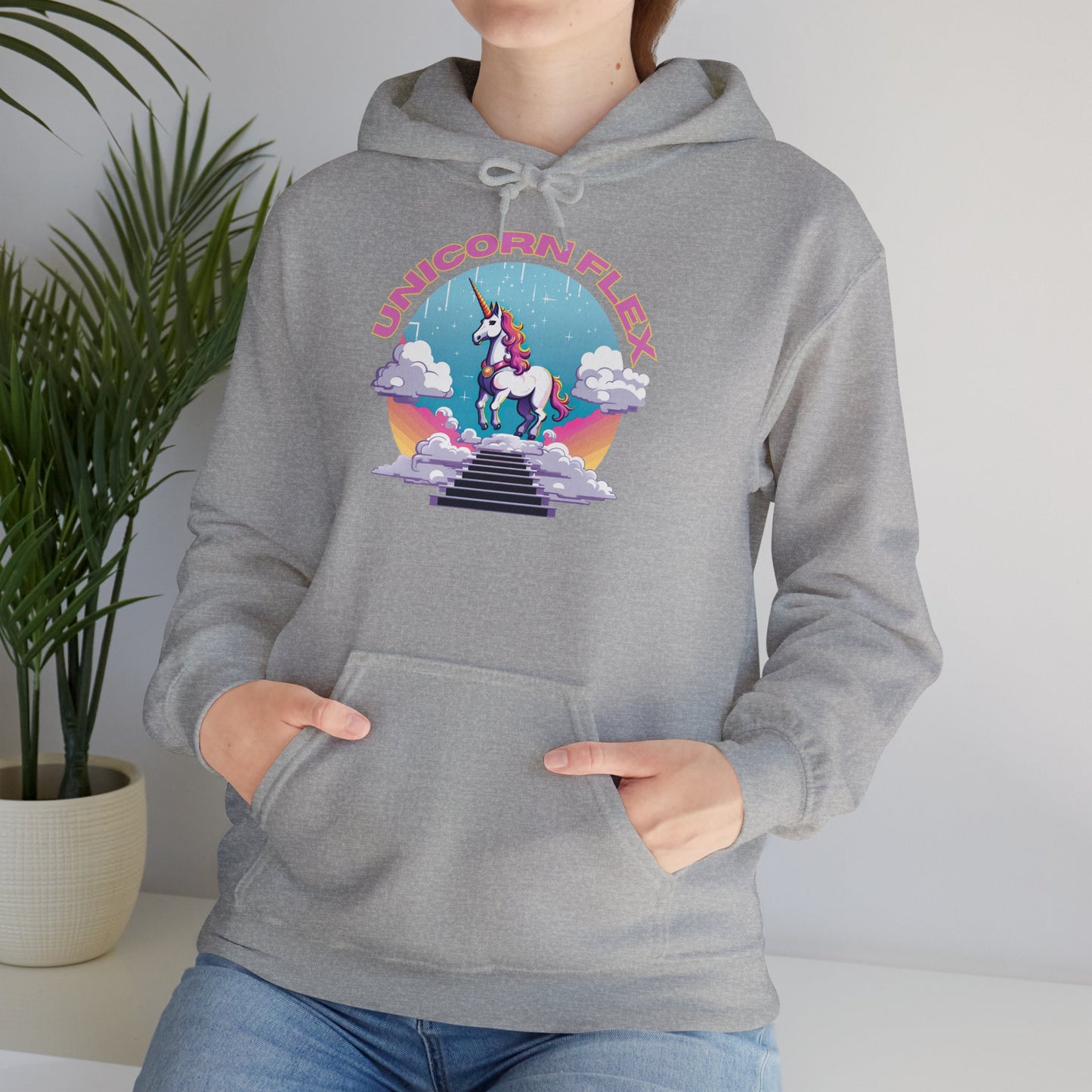 "UNICORN FLEX" | Sweat à capuche Unisexe