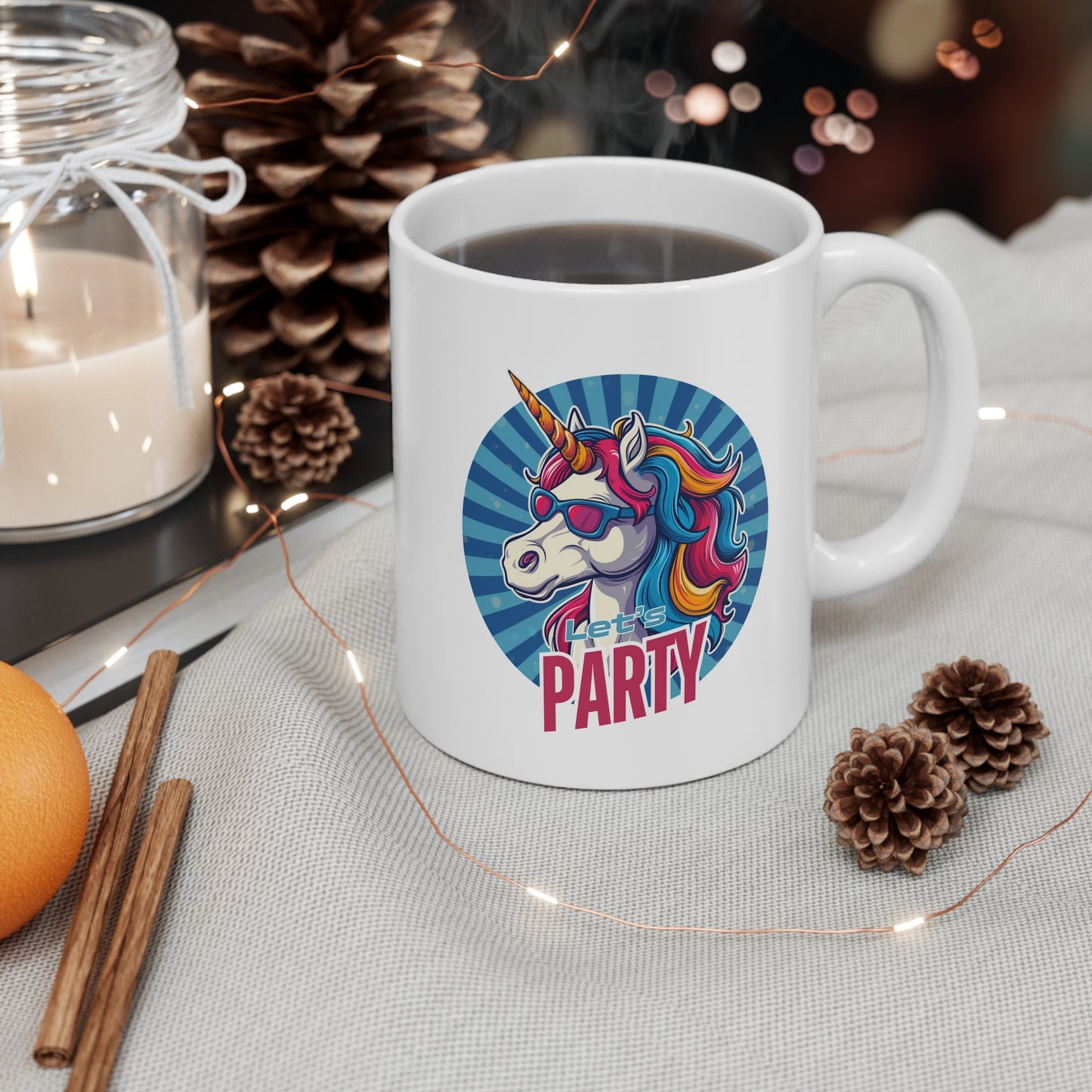 "Let's Party" Unicorn | Coffee Mug