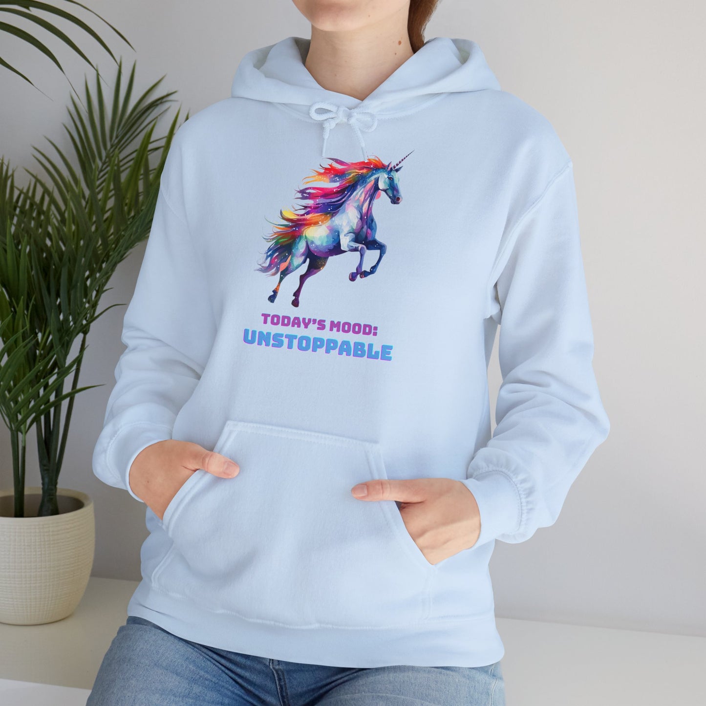 "UNSTOPPABLE" Unicorn | Sweat à capuche Unisexe