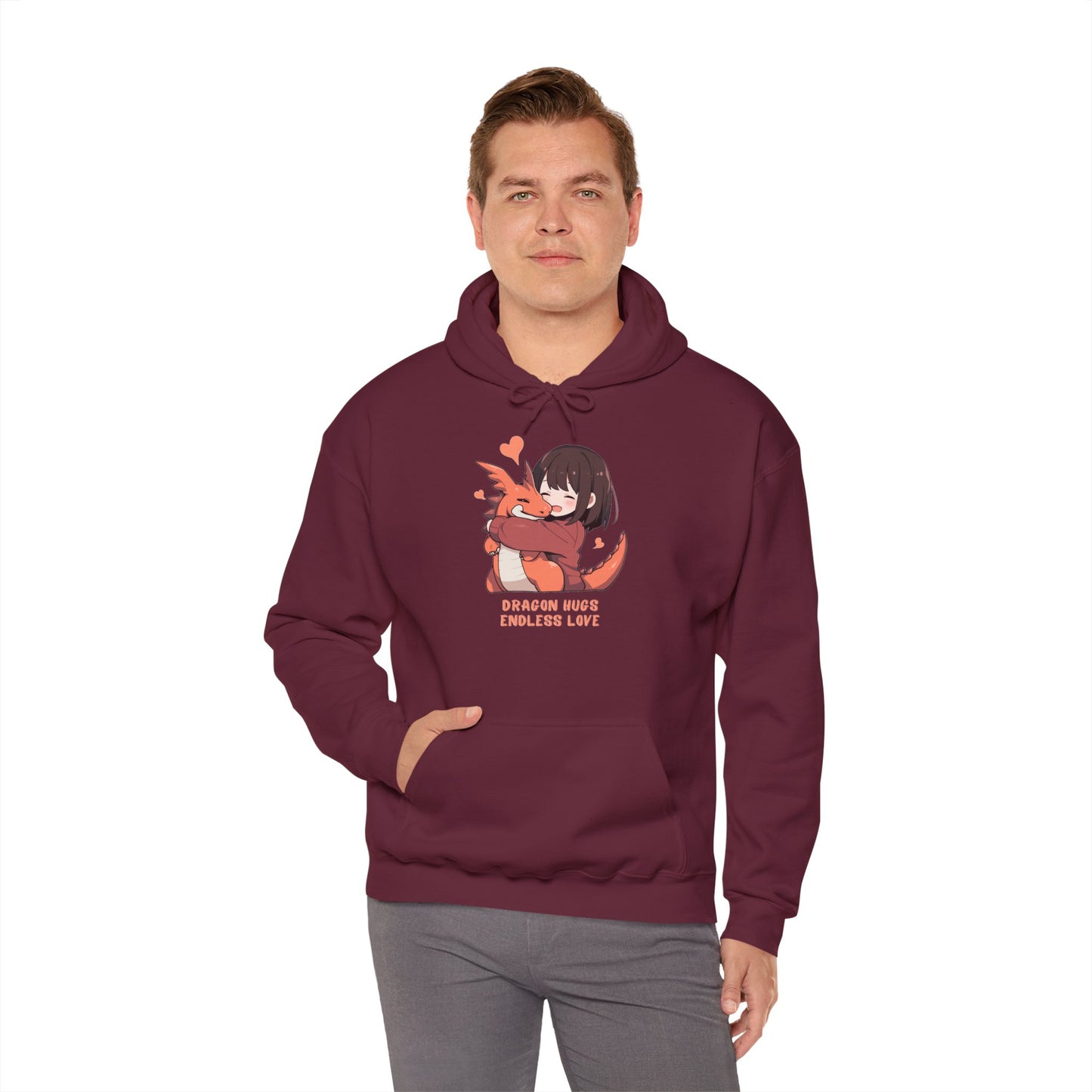"Dragon Hugs" | Felpa con cappuccio Unisex