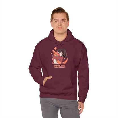 "Dragon Hugs" | Felpa con cappuccio Unisex