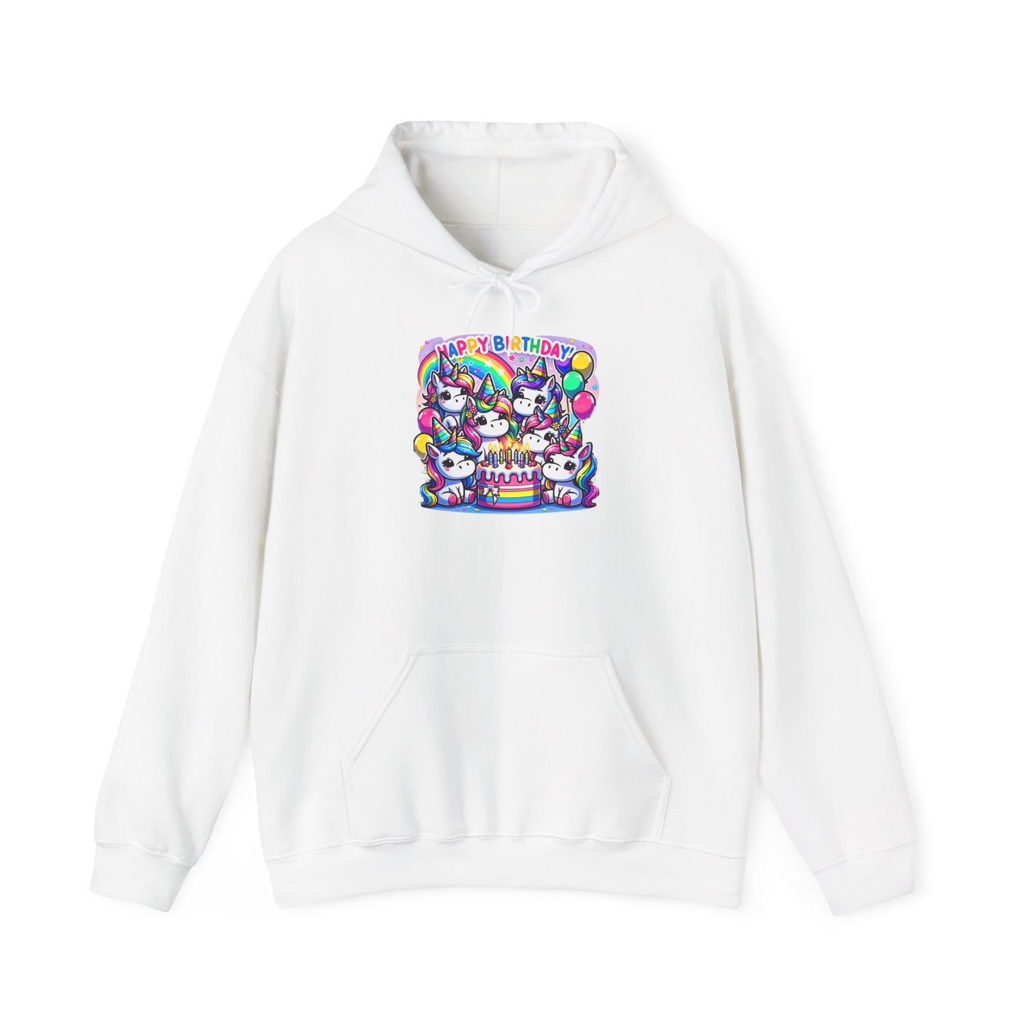 "Unicorn Birthday Party" | Sweat à capuche Unisexe