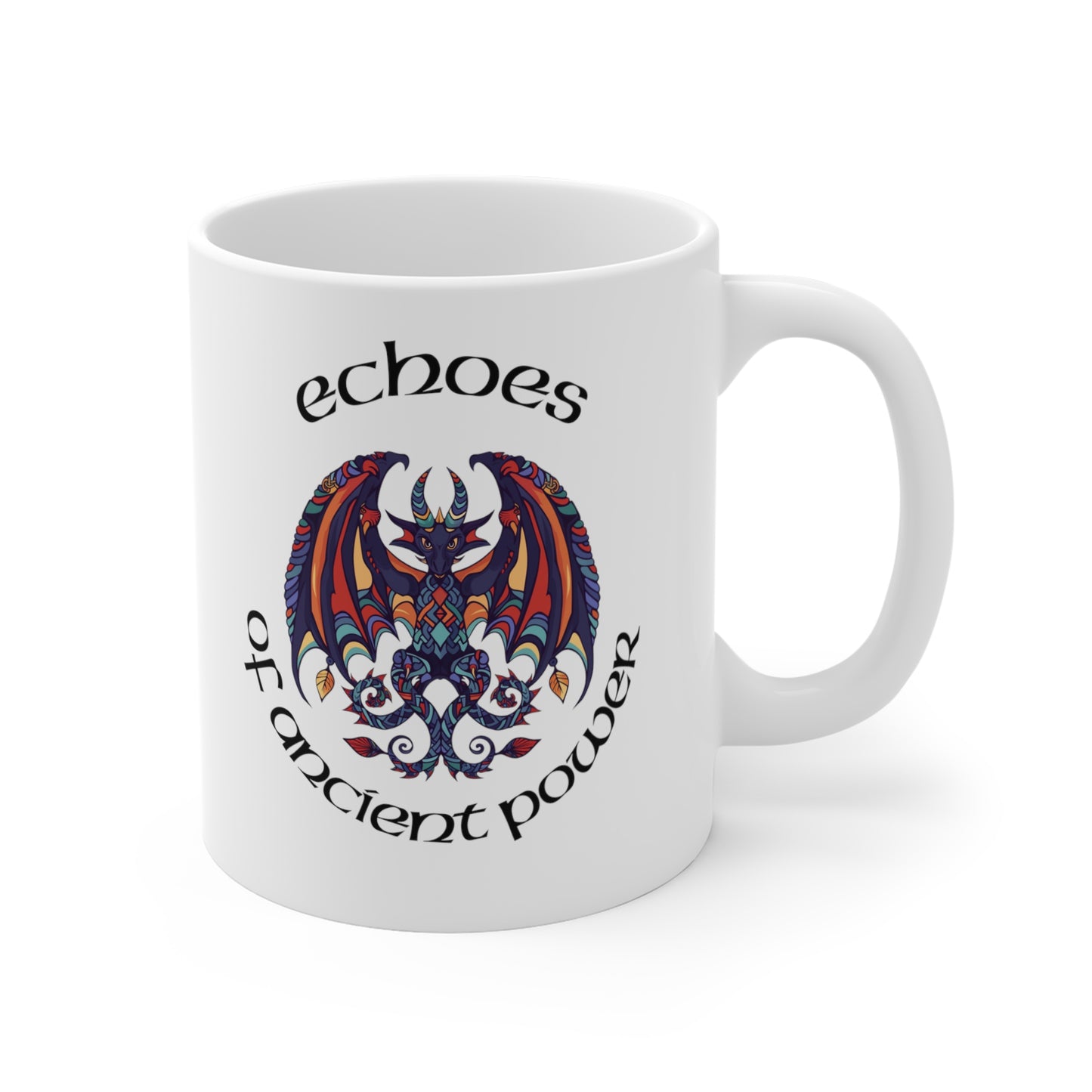 "Ancient Dragon Echoes" | Coffee Mug