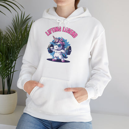 "Lifting Legend Unicorn" | Felpa con cappuccio Unisex