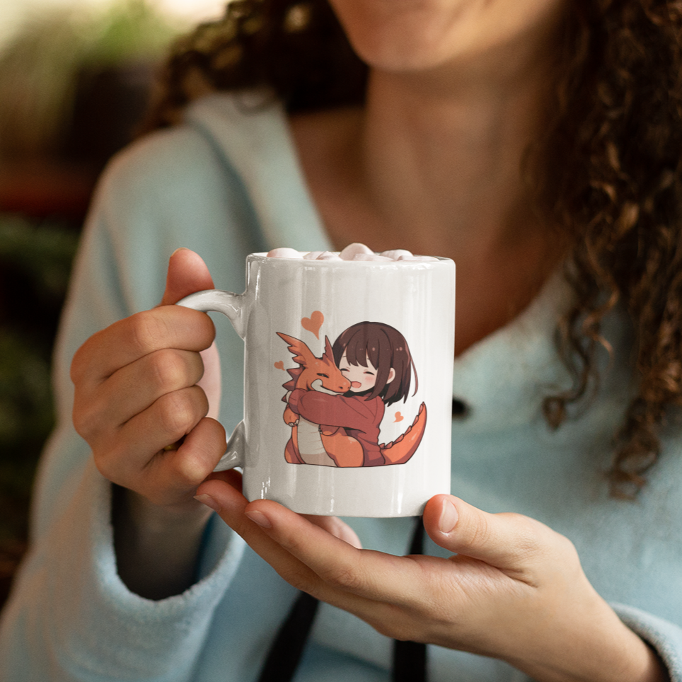 "Dragon Hugs" | Coffee Mug